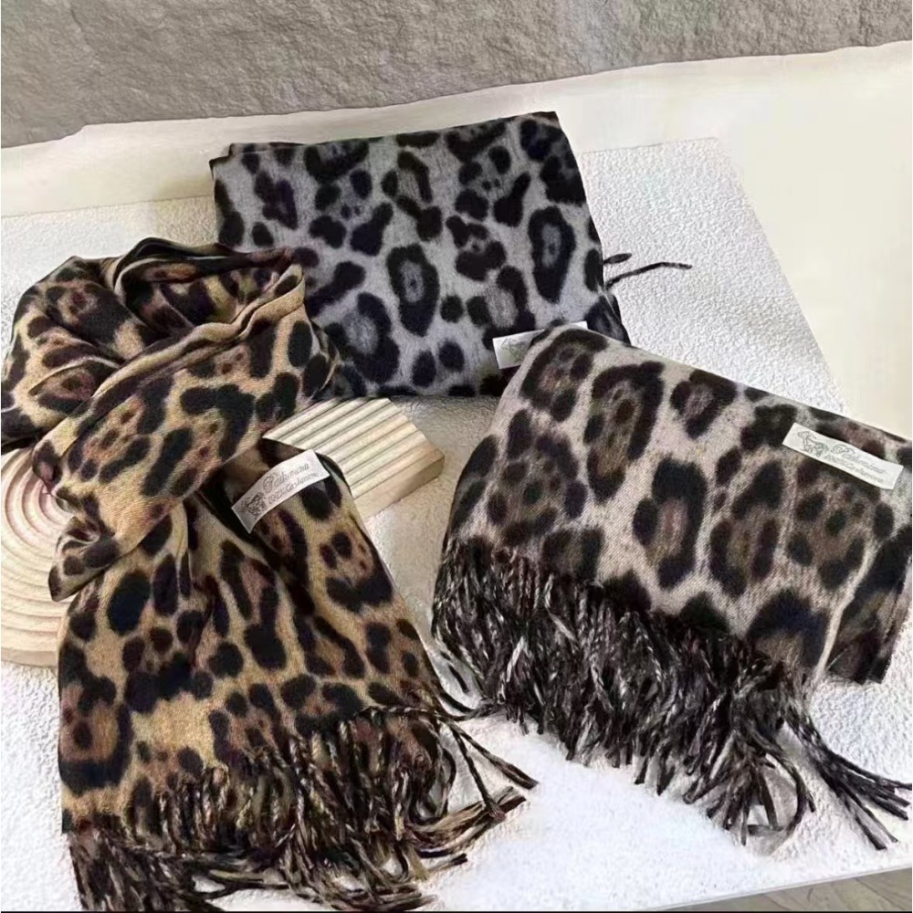 Syal Leopard Desain 190*70CM S - Woven Scarf Blanket ulasan dan harga