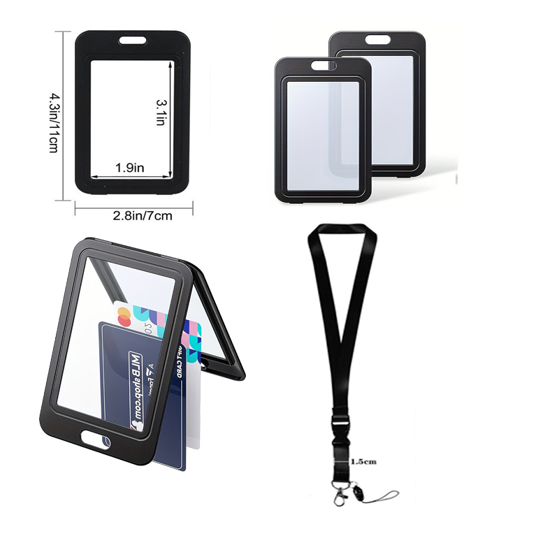 3 Buah Penyangga Kartu Identit - Lanyard Badge Holder ulasan dan harga
