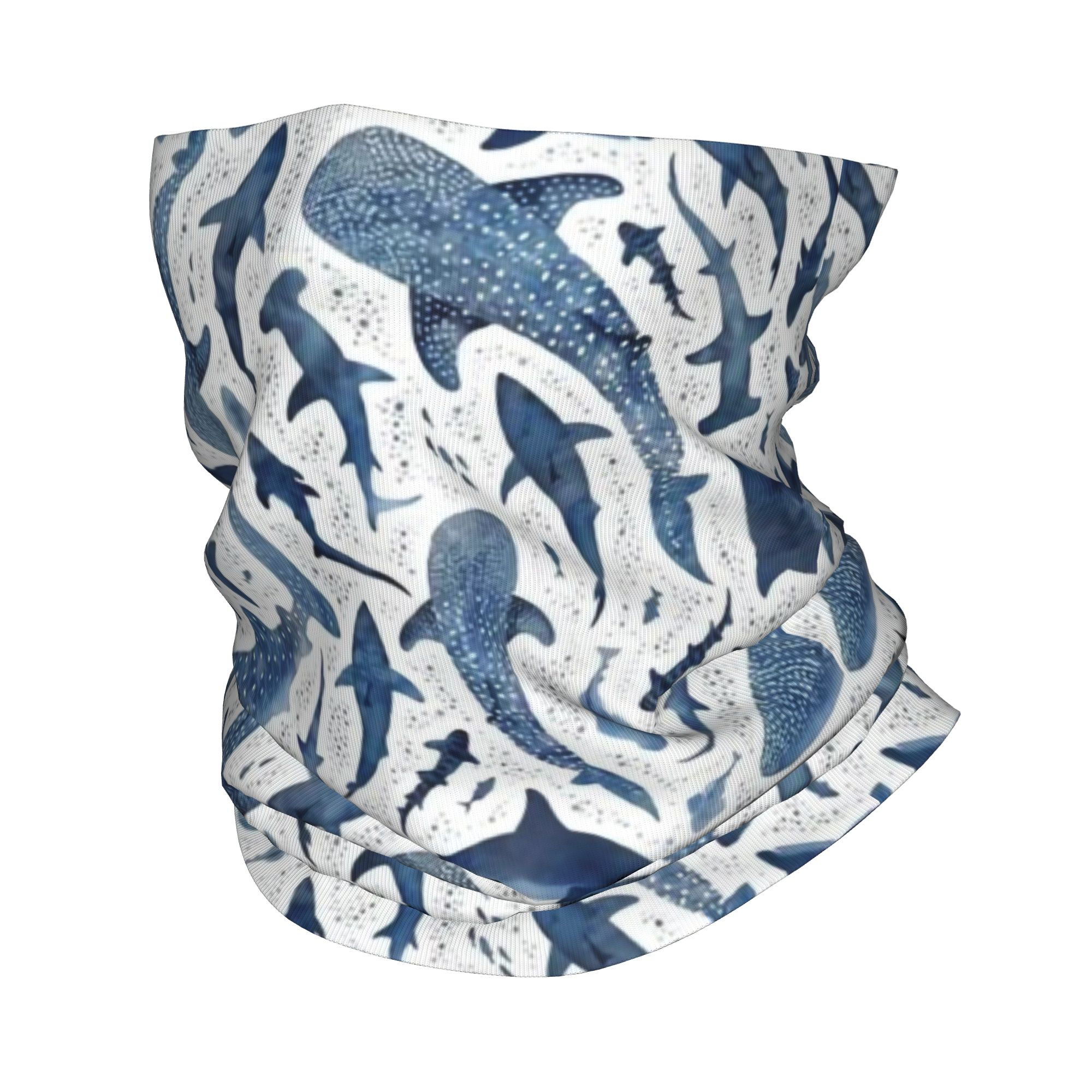 Bandana Leher Motif Hiu Warna  - Pocket Square Set ulasan dan harga
