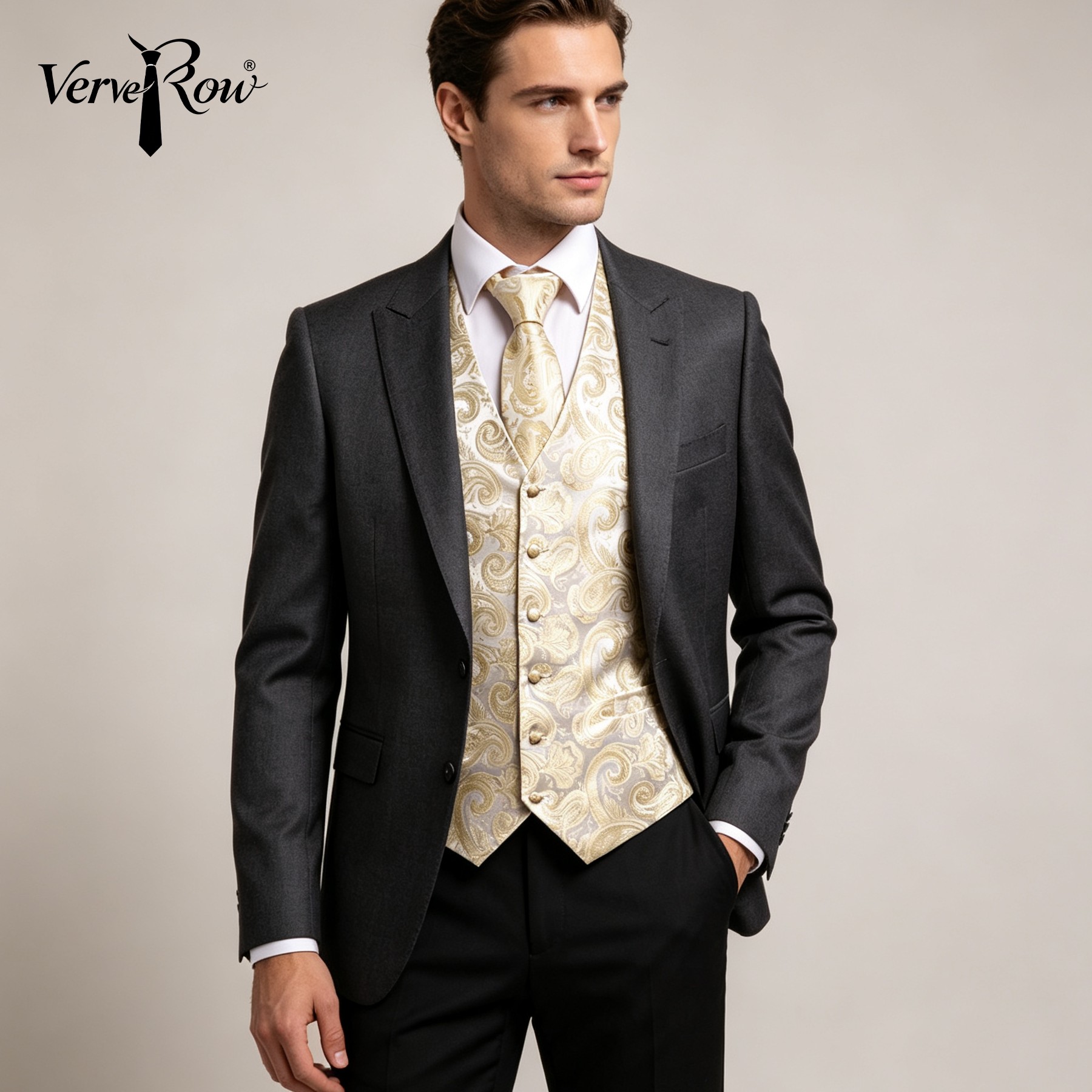 Set Rompi, Dasi, dan Sapu Tang - Pocket Square Set ulasan dan harga
