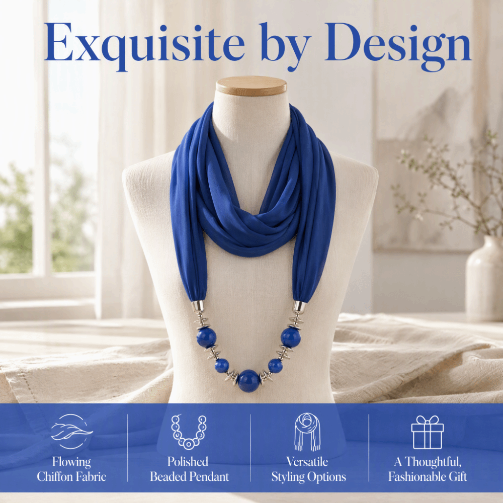 Syal Chiffon Modis, Warna Polo - Infinity Scarf Knit ulasan dan harga