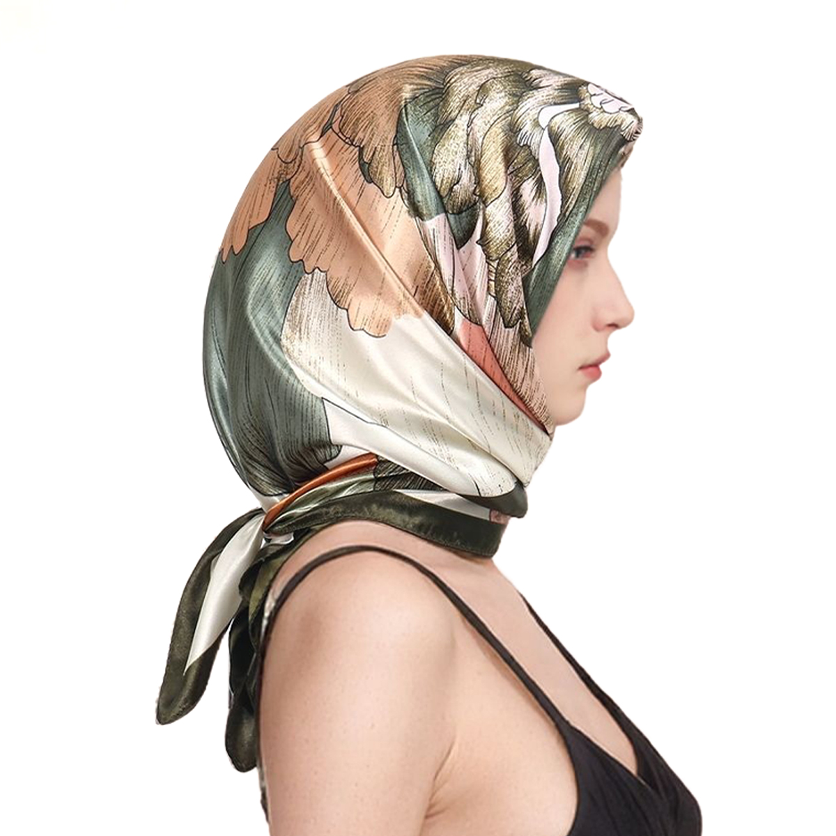 Syal Persegi Sutra Satin 90*90 - Silk Neck Scarf ulasan dan harga