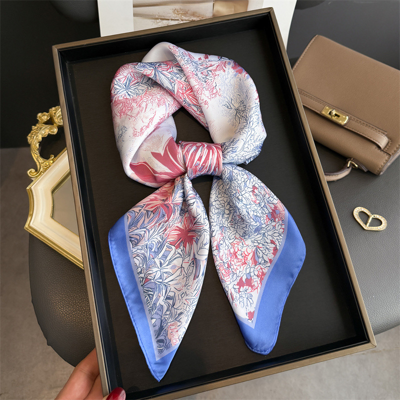 Syal Desain Mewah untuk Wanita - Silk Neck Scarf ulasan dan harga