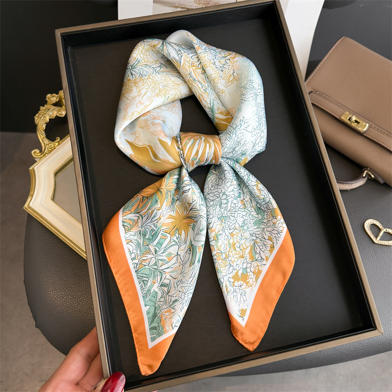 Syal Desain Mewah untuk Wanita - Silk Neck Scarf ulasan dan harga