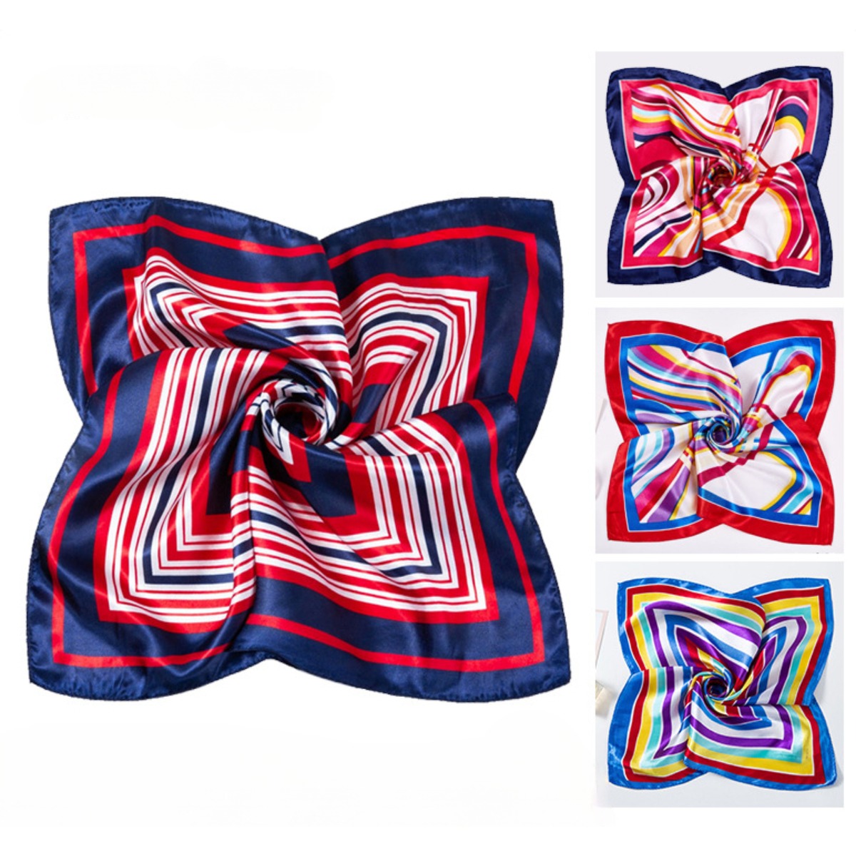 50*50cm syal syal sutra perseg - Silk Neck Scarf ulasan dan harga