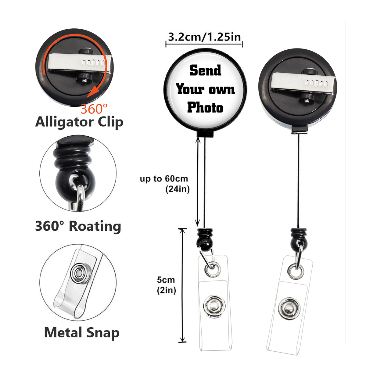 Lencana Retraktil Berlogo Gamb - Lanyard Badge Holder ulasan dan harga