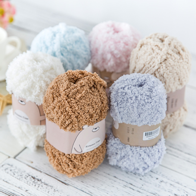 50g/bola tebal mewah beludru k - Woven Scarf Blanket ulasan dan harga