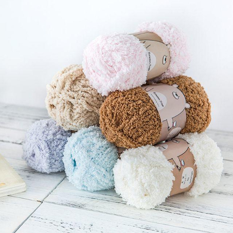 50g/bola tebal mewah beludru k - Woven Scarf Blanket ulasan dan harga