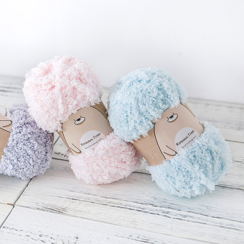 50g/bola tebal mewah beludru k - Woven Scarf Blanket ulasan dan harga